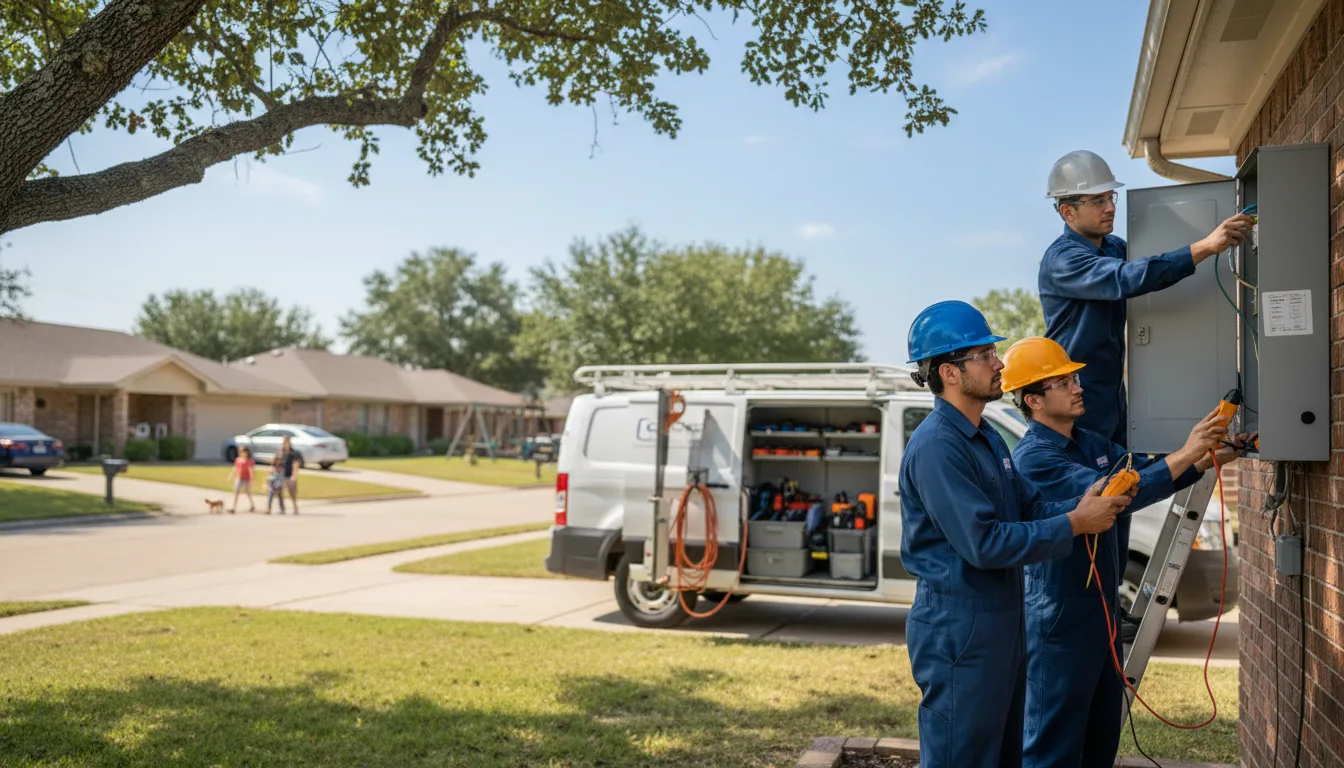 Certified electrician providing emergency electrical services in Franklin, KS